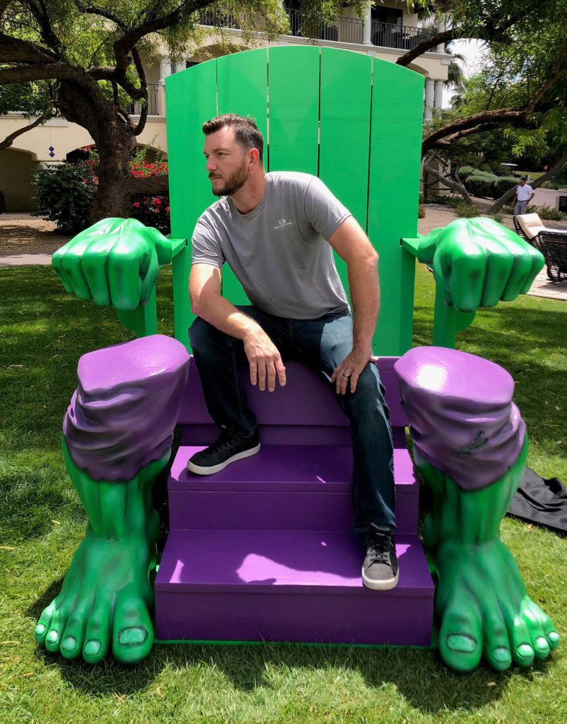 Hulk Chair on Site