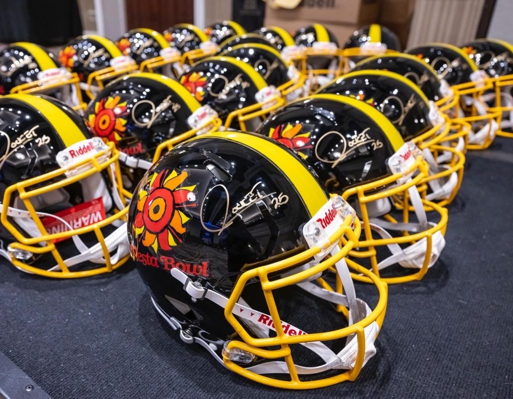 Fiesta Bowl 2022 Helmets