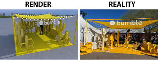 bumble booth