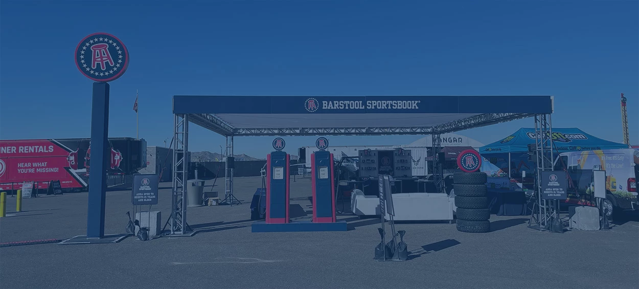 Interactive Retail Booth at Raceway interactive meetings and events